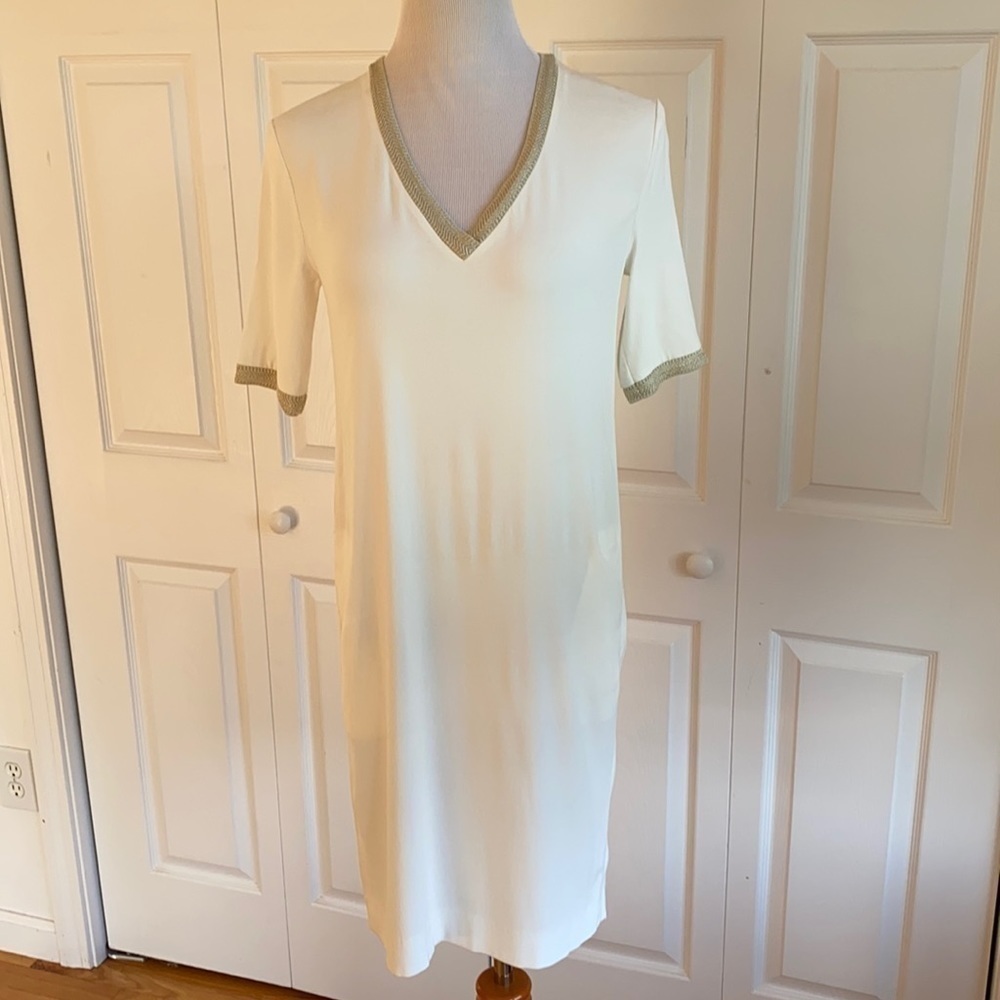 Gerard Darel Paris Off-White Harmony Dress Size France 34=US 2 - Picture 3 of 14
